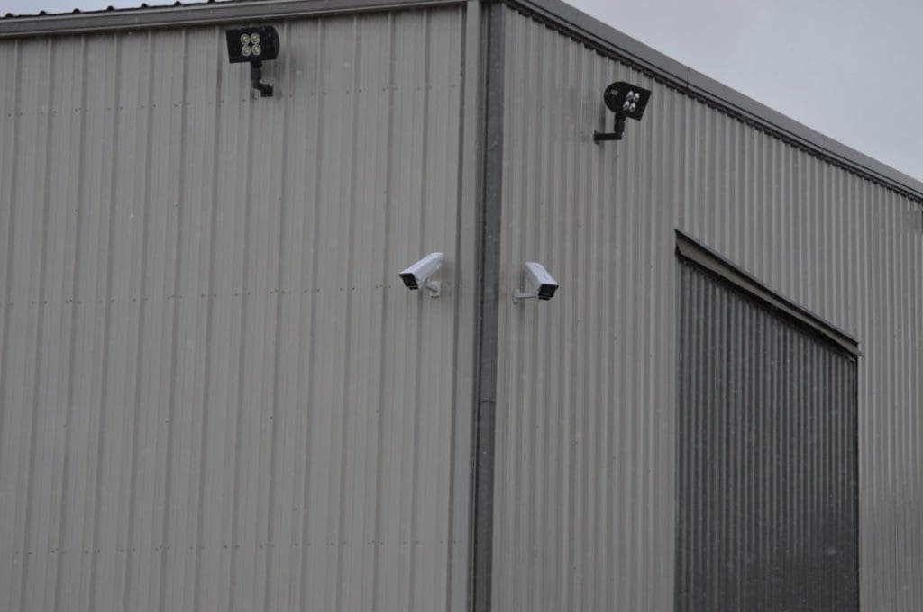 Security camera installation