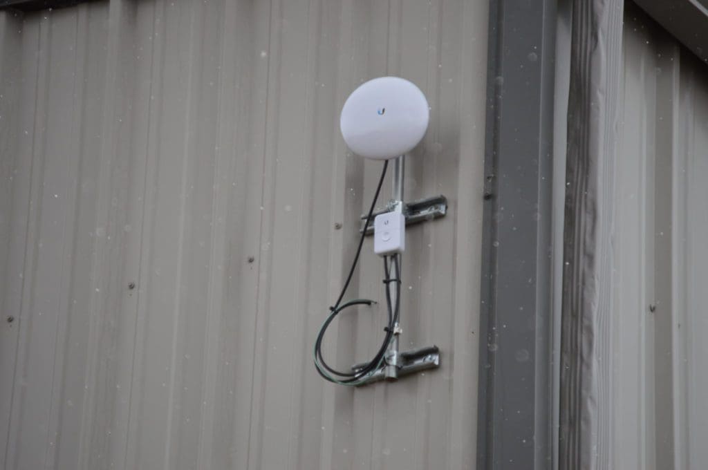 Security camera installation