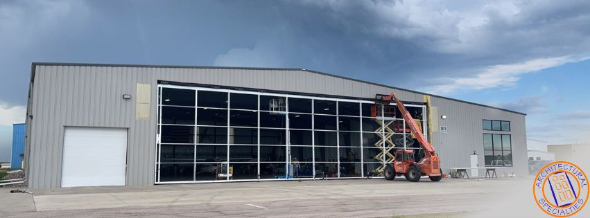 Image of commercial door installed by Architectural Specialties.