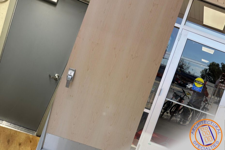 Industrial doors installed by Architectural Specialties