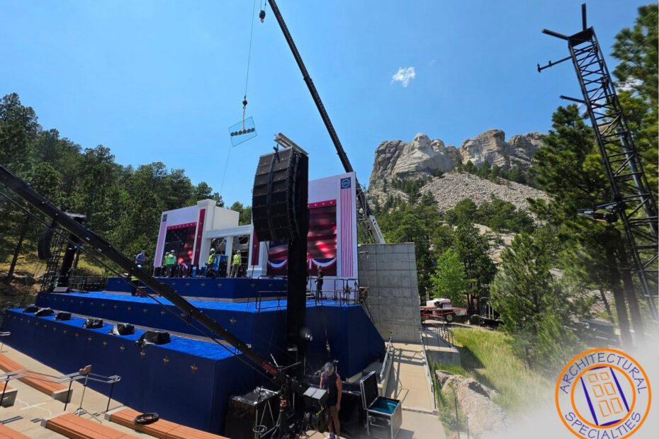 President's Glazier at Mount Rushmore National Memorial installed by Architectural Specialties